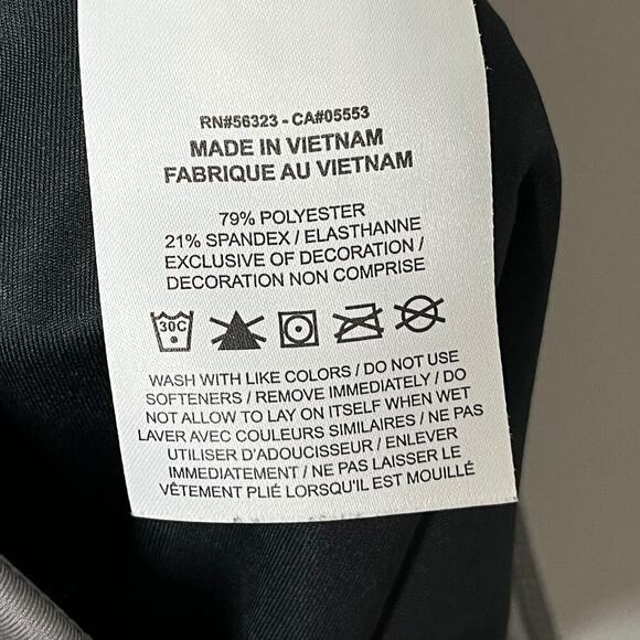 Nike Dri-Fit Womens One Sky-Dyed Cropped Leggings Size XS Gray Mid Rise Athletic - Picture 7 of 8